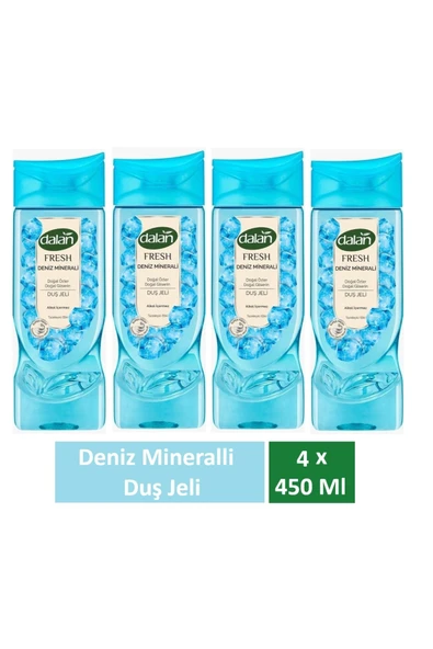 Dalan Duş Jeli Fresh Deniz Minerali 450 Ml x 4 Adet ürün görseli 1