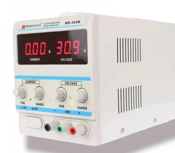 MERVESAN MT-305B 0-30V 5A AYARLI GÜÇ KAYNAĞI ürün görseli 1