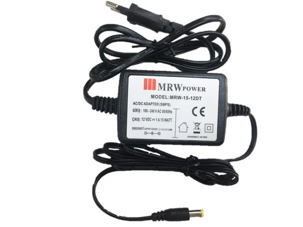 MERVESAN MRW-1512DT 12V 1A MASAÜSTÜ ADAPTÖR ürün görseli 1