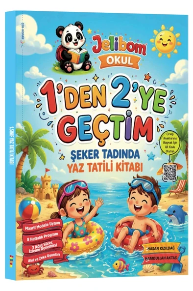 1'den 2'ye Geçtim Şeker Tadında Yaz Tatili Kitabı ürün görseli 1