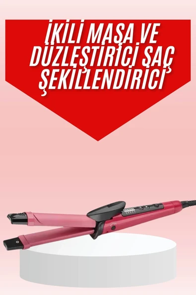 Saç Şekillendirici Düzleştirici Ve Maşa Özellikli Şekillendirici Seramik Kaplama ürün görseli 1