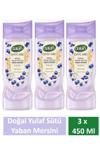 Duş Jeli Oatcare Yulaf Sütü Ve Yaban Mersini 450 Ml x 3 Adet ürün görseli 1