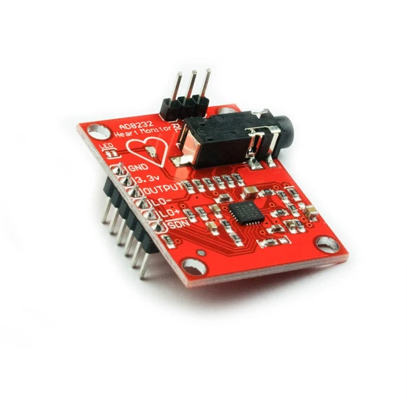 Arduino Uyumlu AD8232 EKG Kalp Atış Hızı Sensör Takımı ürün görseli 1