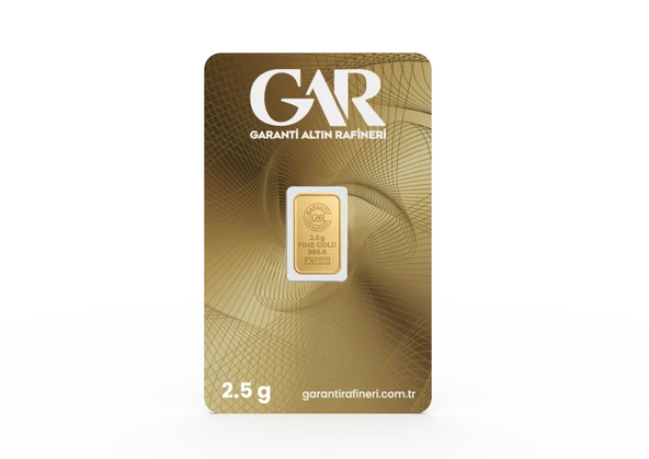 2.5 gr 24 Ayar GAR Gram Altın ürün görseli 1