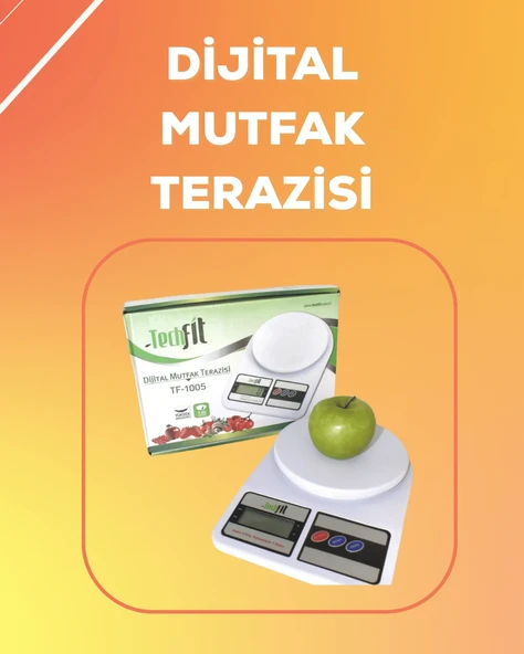 Lcd Ekranlı Yüksek Hassasiyetli Dijital Mutfak Terazisi ürün görseli 1
