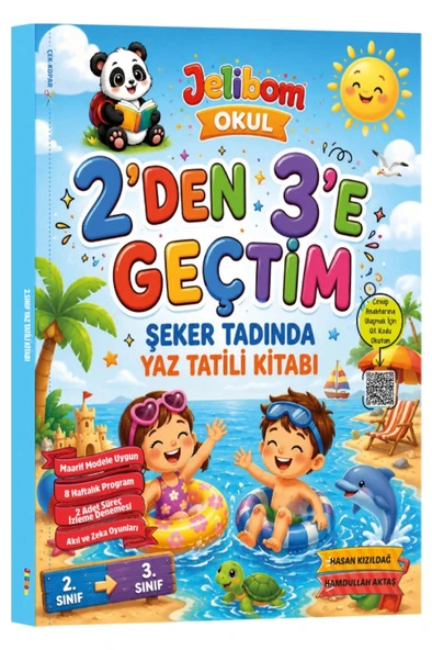 2'den 3'e Geçtim Şeker Tadında Yaz Tatili Kitabı ürün görseli 1