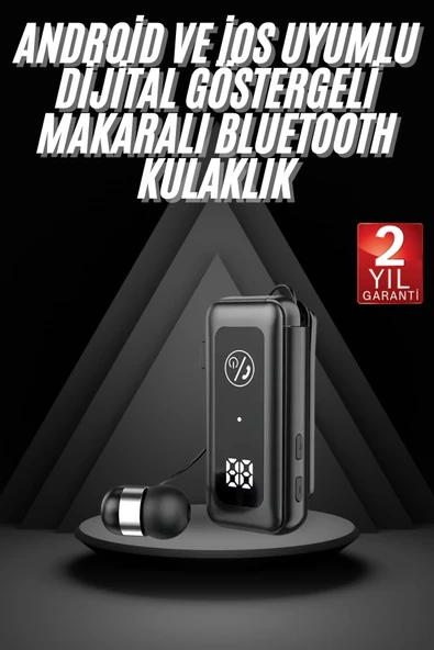Makaralı Bluetooth Kulaklık Telefon Uyumlu Makaralı Tf Kart Girişli Güç Göstergeli ürün görseli 1