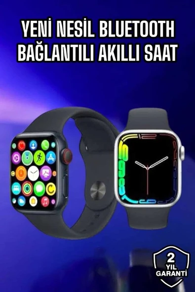 Akıllı Saat Amoled Ekran Yeni Nesil Bluetooth Bağlantılı - Resim 2