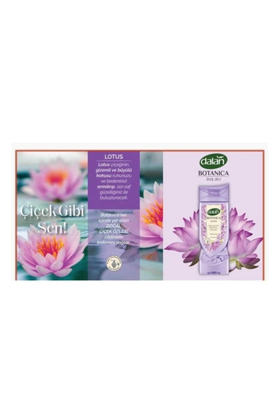 Duş Jeli Botanica Lotus 450 Ml x 3 Adet - Resim 3