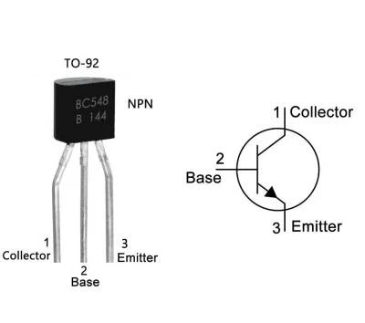 BC548 - TO92 NPN Transistör - Resim 2