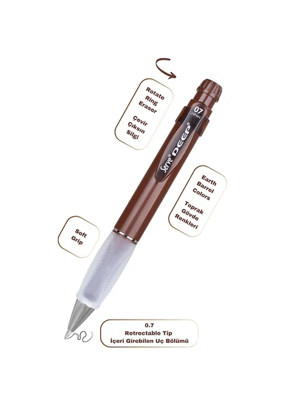 SERVE VERSATIL DEEP 07 ERTH BROWN SILGI YEDEKLI - Resim 3