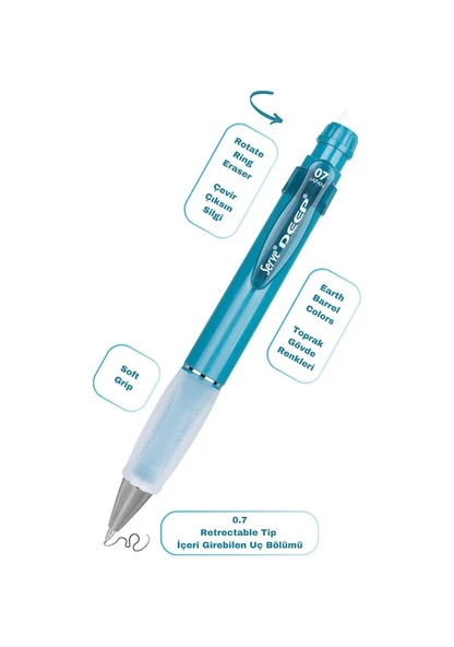 SERVE VERSATIL DEEP 07 OCEAN BLUE SILGI YEDEKLI - Resim 3