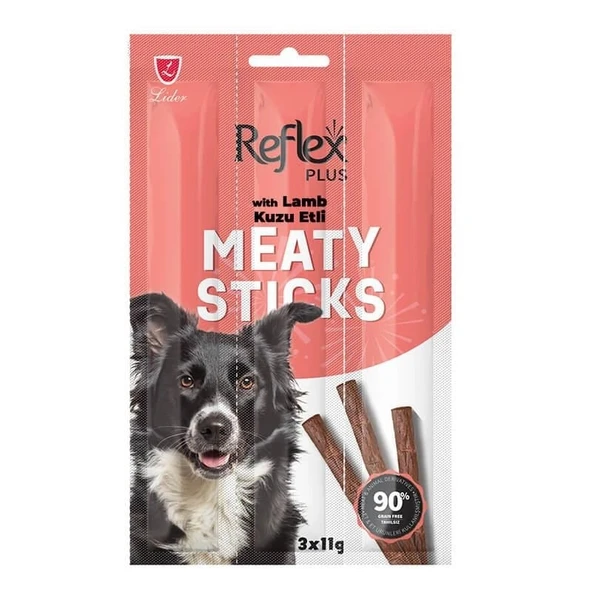 Reflex Meaty Sticks Kuzu Etli 3x11 gr Köpek Ödül Çubuğu ürün görseli 1