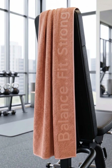 Bfs Turuncu %100 Pamuklu Sporcu Havlusu 30x120 cm ürün görseli 1