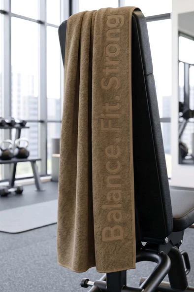 Bfs Haki %100 Pamuklu Sporcu Havlusu 30x120 cm ürün görseli 1