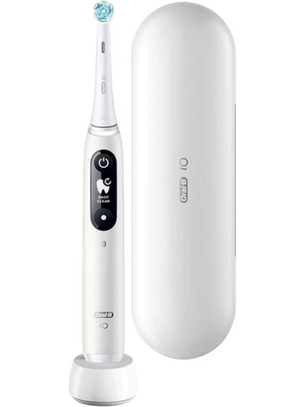 Oral-B iO 6 Beyaz Şarjlı Diş Fırçası ürün görseli 1