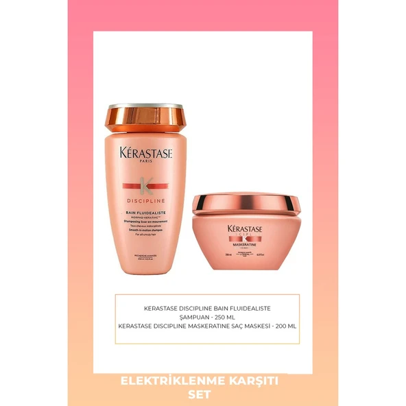 Discipline Maskeratine  200 ml + Kerastase Discipline Bain Fluidealiste 250 ml ürün görseli 1