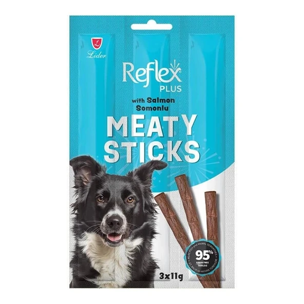 Reflex Meaty Sticks Somonlu 3x11 gr Köpek Ödül Çubuğu ürün görseli 1