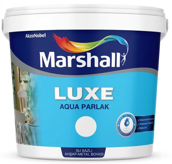 Marshall Luxe Aqua Parlak Beyaz 2,5L ürün görseli 1
