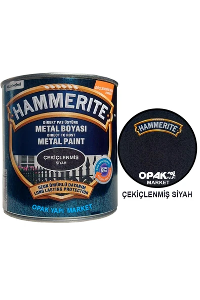 Hammerite Çekiçlenmiş Siyah 2,5L - Resim 4