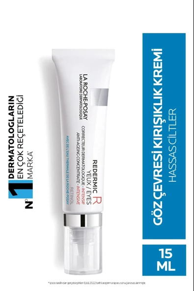 La Roche Posay Redermic R Yeux Göz Bakım Kremi Retinol İçeren 15 ml ürün görseli 1