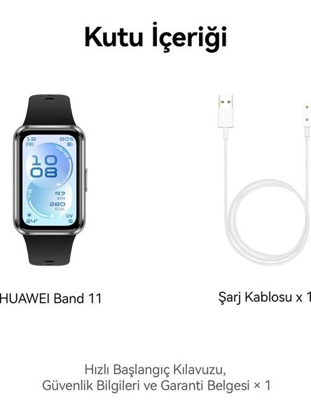 Huawei Band 11 Siyah - Resim 5