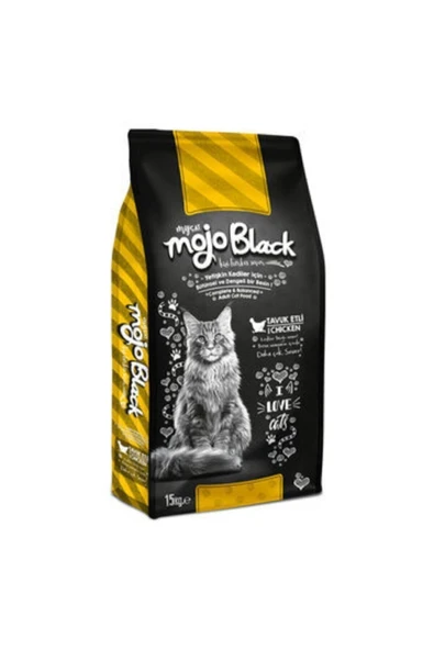 My Cat Mycat Mojo Black Tavuk Etli Kedi Maması 15 Kg ürün görseli 1