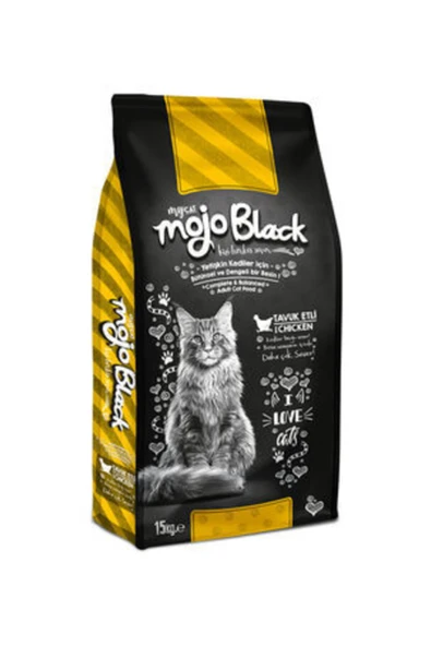 MyCat Mojo Black Kedi Maması 15 KG ürün görseli 1