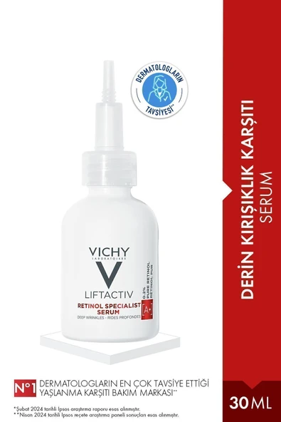 Vichy Liftactiv Retinol Specialist Kırışıklık Karşıtı Gece Serumu 30 ml ürün görseli 1