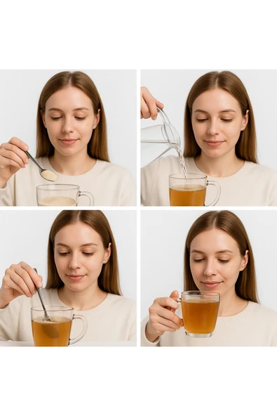 Detox Tea - Ananaslı Yeşil Çay - Resim 4