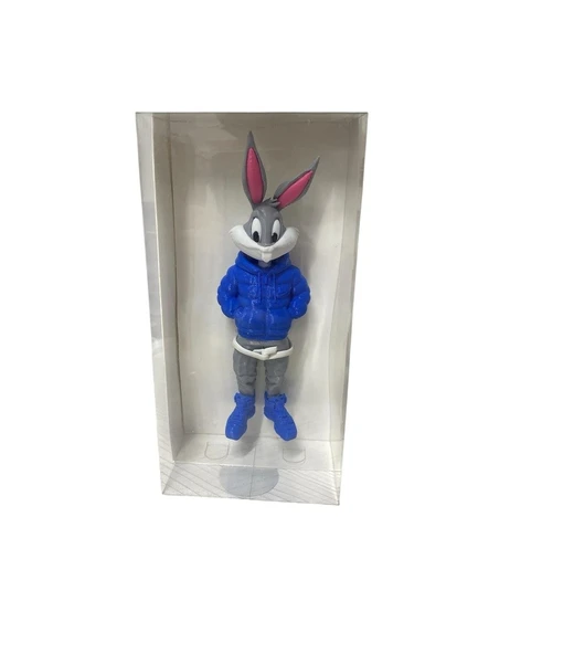 16 cm Kolleksiyonluk Hediyelik Masa Üstü 3D Baskı Bugs Bunny   Fiğür 6583 ürün görseli 1