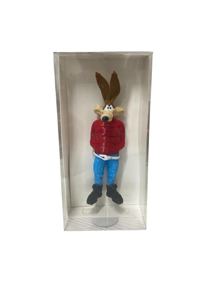 16 cm Kolleksiyonluk Hediyelik Masa Üstü 3D Baskı coyote  Fiğür 8494 ürün görseli 1