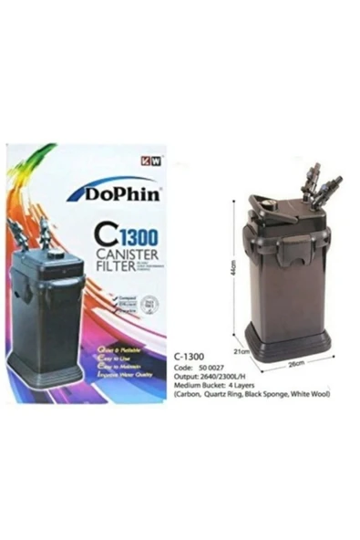 Dophin Dolphın Dıs Fıltre 1300 L/h C 1300 ürün görseli 1