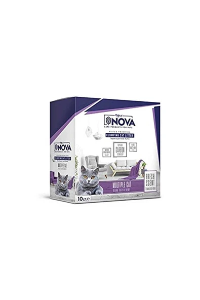 mycatpet Mycat Nova Ferahlatıcı Koku (daha Fazla Kedi) Premium Kedi Kumu 10lt ürün görseli 1