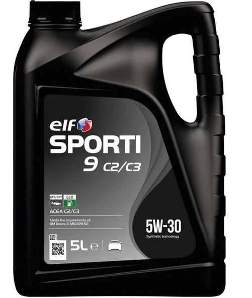 ELF SPORTI 9 C2/C3 5W30 5L ürün görseli 1