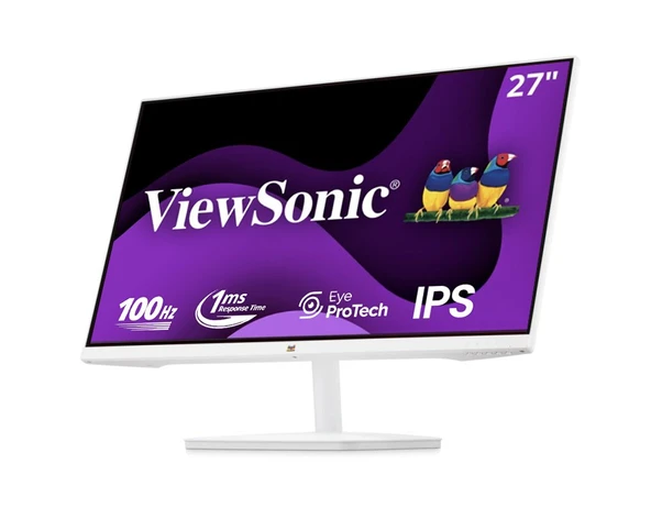 VIEWSONIC 27" VA2732-H-W-2 IPS 1MS 100HZ FULLHD HDMI VGA SUPERCLEAR 3 KENAR ÇERÇEVESIZ BEYAZ MONITOR - Resim 3