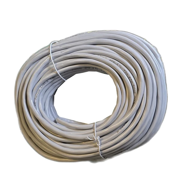 Cat6 Ethernet Kablosu 25 Metre UTP RJ45 Patch İnternet Bilgisayar Modem Bağlantı Kablosu Beyaz ürün görseli 1