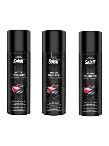 Selsil Motor Temizleme Sprey 500 ml 3 Adet ürün görseli 1