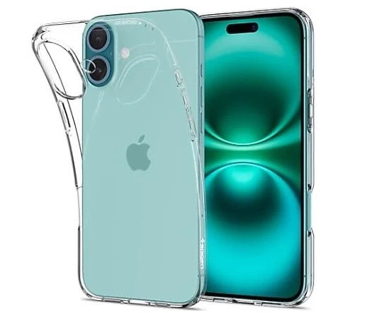 Spigen iPhone 16 Plus ile uyumlu ince Kılıf Liquid Crystal Sararma Karşıtı DuraClear Hava Kanalı Teknolojisi Askeri Sınıf Koruma Crystal Clear Şeffaf Kapak - ACS08064-AMBALAJ HASARLI SIFIR ürün görseli 1
