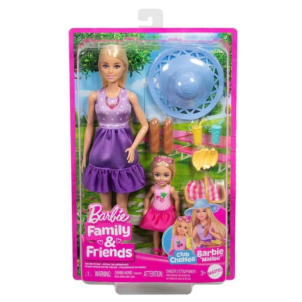 JBF43 Barbie Malibu ve Chelsea ve Aksesuarları ürün görseli 1