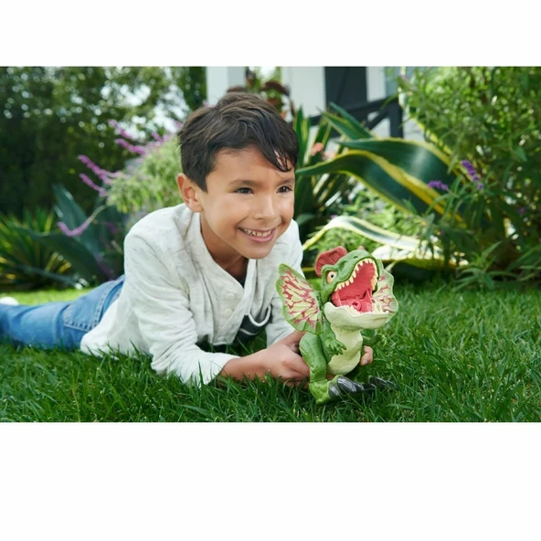 HNT65 Jurassic World Uncaged™ İnteraktif Dilophosaurus Figürü - Resim 4