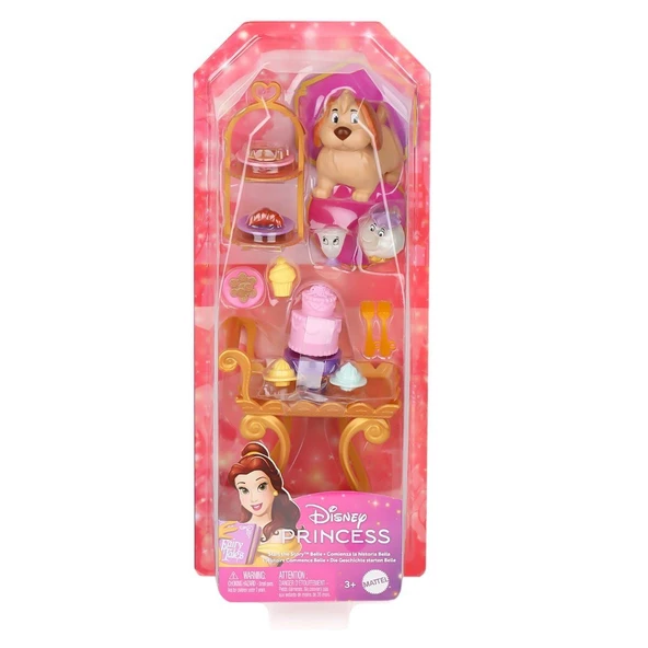 HYM34 Disney Prenses Belle ile Çay Saati Oyun Seti - Bebek dahil değildir. ürün görseli 1