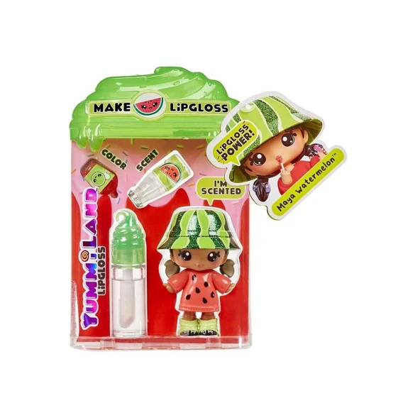 120780 Yummiland Maya Watermelon Bebeği ve Dudak Parlatıcısı ürün görseli 1