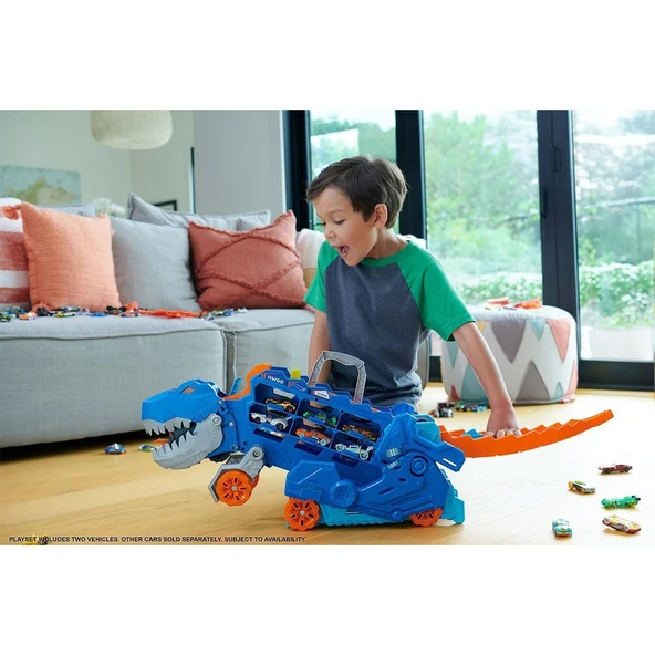 HNG50 Hot Wheels Ultimate T-Rex Tır - Resim 6