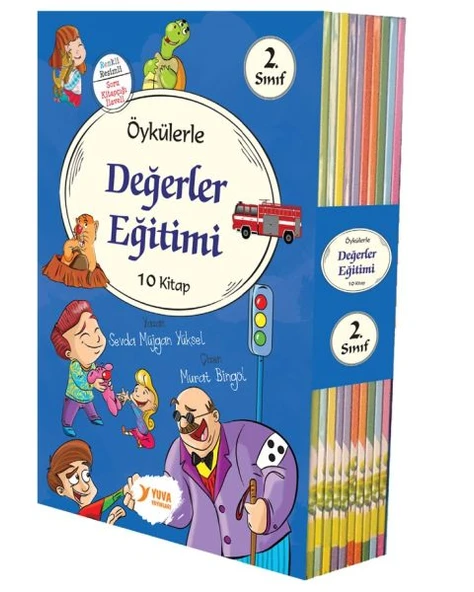 Öykülerle Değerler Eğitimi 2. Sınıflar İçin 10 Kitap Set ürün görseli 1