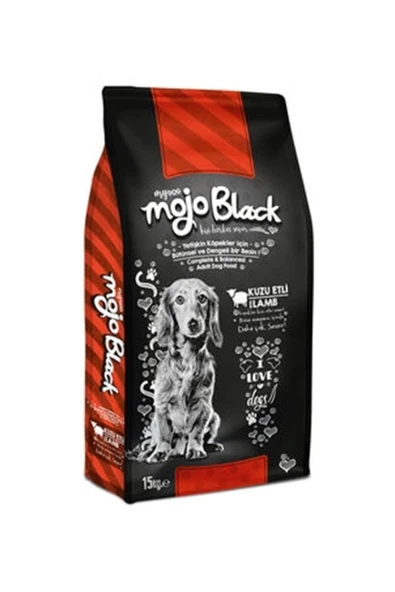 MyCat Mojo Black Mydog Mojo Black Kuzu Etli Yetişkin Köpek Maması 15kg ürün görseli 1