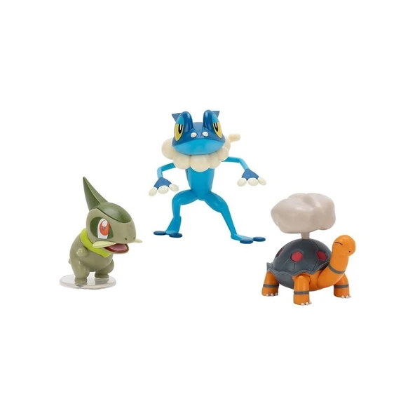 POK 95155-D Pokemon Battle 3lü Figür Seti Asorti ürün görseli 1