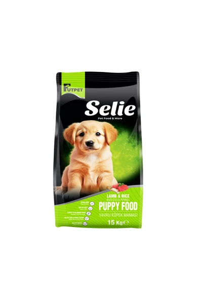 selie Premium Kuzu Etli & Pirinçli Yavru Köpek Maması 15 Kg ürün görseli 1