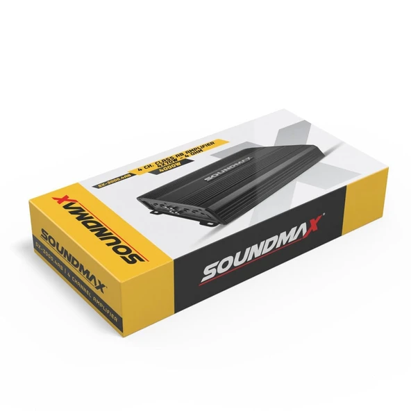 Soundmax Power SX-3000.4AB 4000 W 4 Kanal Amplifikatör ürün görseli 1