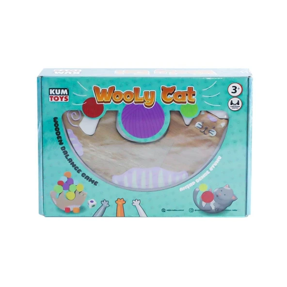 5672 Wooly Cat Kedi Oyunu -Kumtoys ürün görseli 1